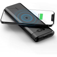 AIDEAZ Wireless Power Bank Portable Charger, USB-C 20000mah Battery Pack Fast Charging with LCD Display, Powerful Portable Charger compatible with iPhone12 Mini/12/12 Pro/12 Pro Max/11 Pro/XS and More AIDEAZ Wireless Power Bank Portable Charger, USB-C 20000mah Battery Pack Fast Charging with LCD Display, Powerful Portable Charger compatible with iPhone12 Mini/12/12 Pro/12 Pro Max/11 Pro/XS and More