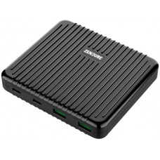 Zendure 100W USB-C Wall Charger Superport 4 Laptop Power Adapter with 2 PD Port (100W&amp;18W), 2 Zen+ USB Port 18W for MacBook Pro, HP XPS, iPhone 13 12 11/X, iPad Pro, Samsung S10, Switch etc-Black