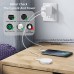 Magnetic Wireless Charger, Oliomp 15W Max Wireless Fast Charger, with Type C&amp;USB A Port Compatible with MagSafe Charger for iPhone 13/13 Pro / 13 Pro Max / 13 Mini/ 12/12 Mini/12 Pro/12 Pro Max