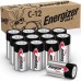 Energizer MAX D Batteries, Premium Alkaline D Cell Batteries (12 Battery Count)