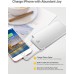 Luxtude 5000mAh Portable Charger for iPhone, Ultra Slim Mfi Apple Certified External Battery Pack Built in Lightning Cable, Fast Charging Power Bank for iPhone 13/12/11 Pro/X/XR/XS Max/10/8/7/6S etc.